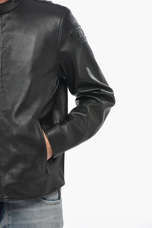 Leather Jacket L-CARVER with Tone-on-Tone Monogram