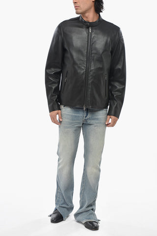 Leather Jacket L-CARVER with Tone-on-Tone Monogram