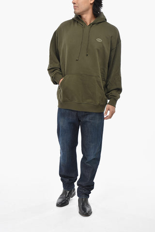 Felpa Con Cappuccio S-NEW-GINN-HOOD In Cotone Garzato