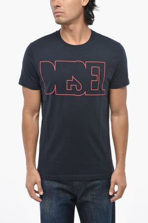 T-shirt Girocollo T-DIEGOR 250215 OFF Stampata