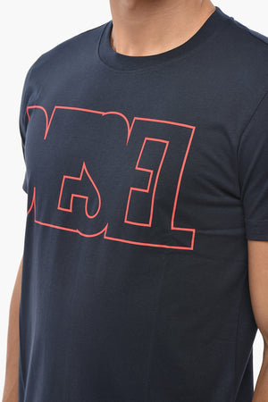 T-shirt Girocollo T-DIEGOR 250215 OFF Stampata