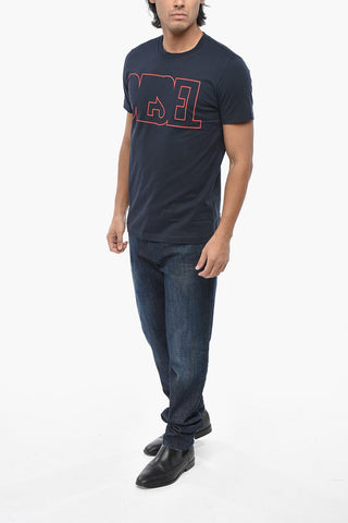 T-shirt Girocollo T-DIEGOR 250215 OFF Stampata