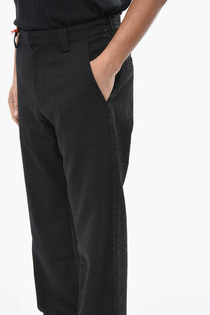 Double-Fabric Trousers P-WIRE Dark Wash
