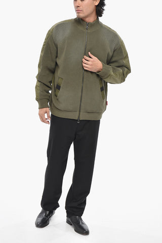 Nylon Jacket K-OSWIN With Knit Inserts