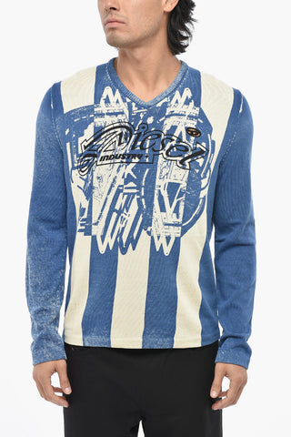 Maglia Con Collo A V K-OLIBA-V In Cotone