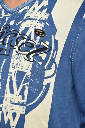 Maglia Con Collo A V K-OLIBA-V In Cotone