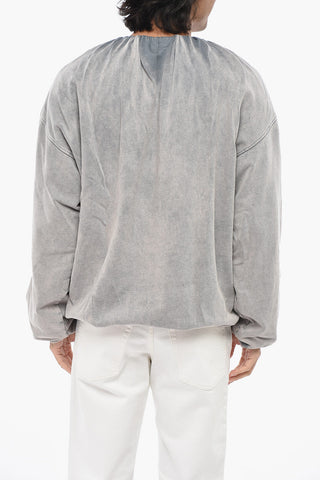 워시드 효과 맨투맨 UNISEX F-INDY V넥