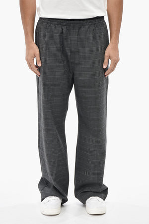 Pantaloni Casual P-TILSON in Lana Vergine a Quadri Districk