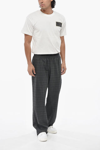 Pantaloni Casual P-TILSON in Lana Vergine a Quadri Districk
