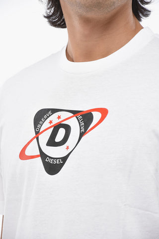 Crewneck T-Shirt T-JUST 260123 OFF Printed