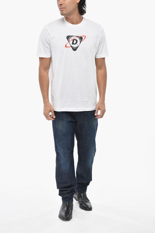 Crewneck T-Shirt T-JUST 260123 OFF Printed