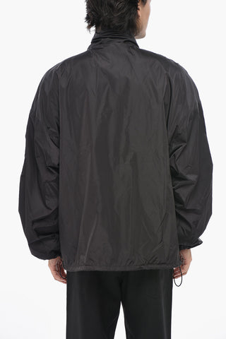 Nylon Windbreaker J-CARON with Drawstring