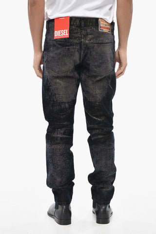 Jeans 2019 D-STRUKT Slim Fit mit samtiger Oberfläche 17 cm