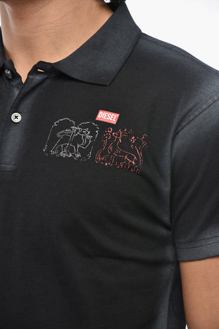 Polo A Maniche Corte T-NOAH-NC Stampata 
