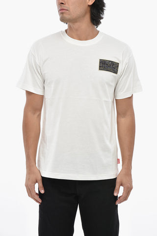 Crewneck T-Shirt T-NORM-T3 with Patch Logo