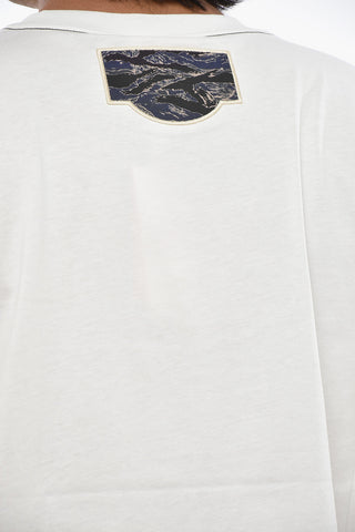 Crewneck T-Shirt T-NORM-T3 with Patch Logo