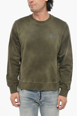Brushed Cotton Crewneck Sweatshirt S-GINN-ERO
