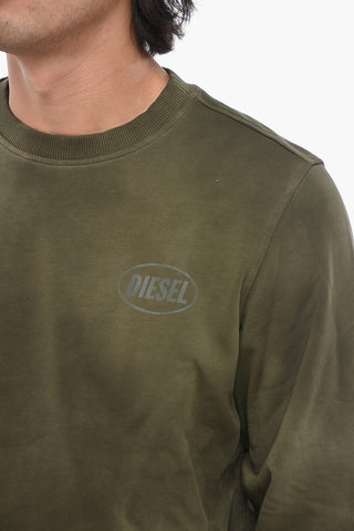 Brushed Cotton Crewneck Sweatshirt S-GINN-ERO