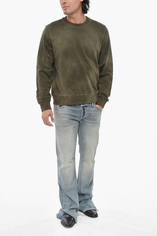 Brushed Cotton Crewneck Sweatshirt S-GINN-ERO