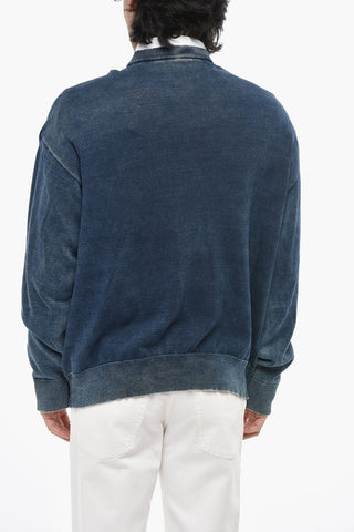LIBRARY Patterned Cardigan K-FENICAR with V-Neck