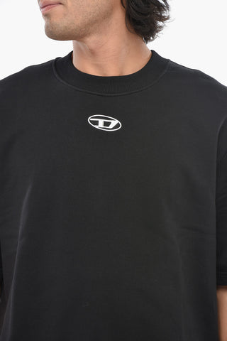 Brushed Cotton Crewneck Sweatshirt S-COOLING-L1