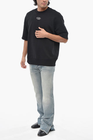 Brushed Cotton Crewneck Sweatshirt S-COOLING-L1