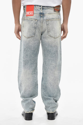 Distressed Jeans D-FIRE-S1 Loose Fit Straight Leg 20cm