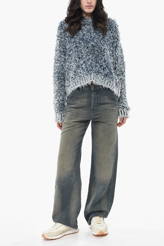 Cotton and Linen Chino Jeans D-PHANT Herringbone 24cm
