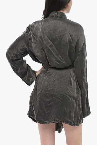 Satin Robe DIANE With Belt