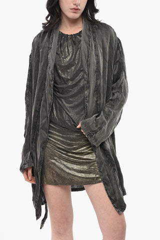 Satin Robe DIANE With Belt