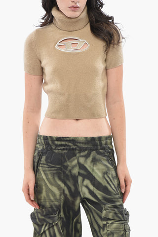 Top M-ARGARET Cashmere Blend With Cut-Out Logo