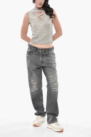 Tank Top T-YASMINA Effetto Distressed