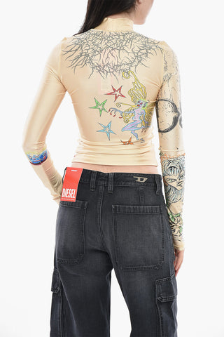 Long Sleeve Slim Fit Technical Fabric Top T-IMUN