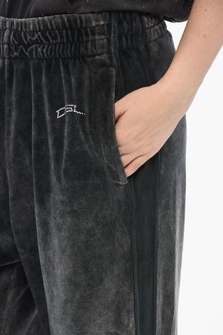 Pantaloni P-MARTYN In Ciniglia Con Dettaglio In Strass