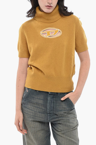 Top In Misto Cashmere M-ARGARET Con Logo Cut-out