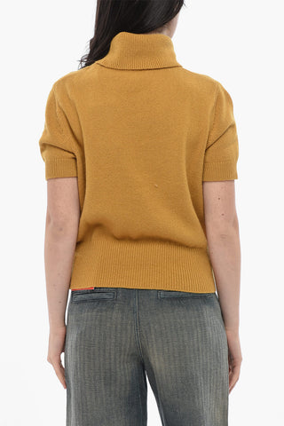 Top In Misto Cashmere M-ARGARET Con Logo Cut-out