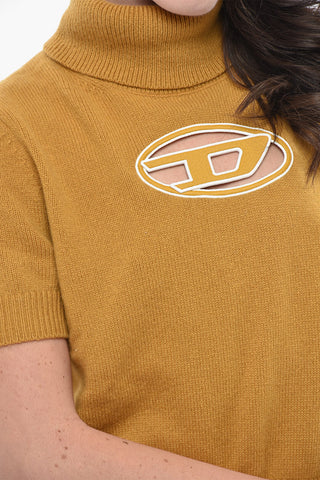 Top In Misto Cashmere M-ARGARET Con Logo Cut-out
