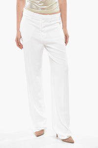 Palazzohose Uni mit hoher Taille