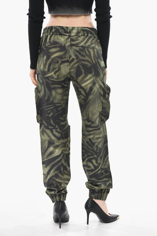 Pantaloni Cargo P-MIROW Con Stampa Camo