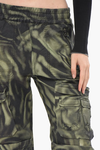 Pantaloni Cargo P-MIROW Con Stampa Camo