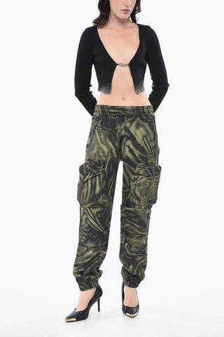 Pantaloni Cargo P-MIROW Con Stampa Camo