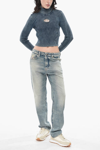 Maglia A Collo Alto M-ANCHOR-A-TN Con Logo In Metallo