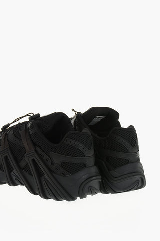 Sneakers Basse S-PROTOTYPE CR in Tessuto Mesh Traspirante con Inserti Strutturati e Coulisse