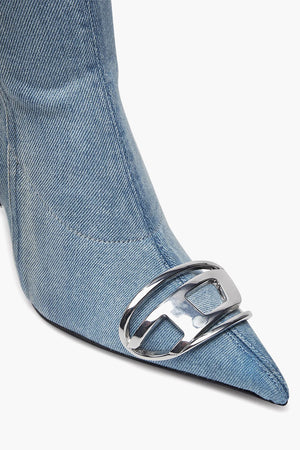 Denim Over-the-Knee Boots D-VENUS TBT Heel 9.5cm