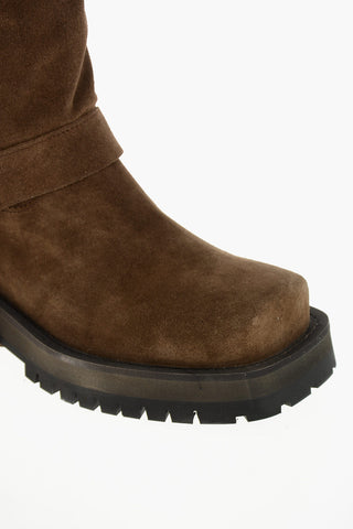 Wildleder-Stiefeletten D-TEXAN 2IN1 Mit Modularen Design Und Abnehmbarem Schaft, 5 Cm Absatz