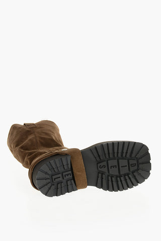 Wildleder-Stiefeletten D-TEXAN 2IN1 Mit Modularen Design Und Abnehmbarem Schaft, 5 Cm Absatz