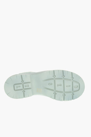 Stivaletti D-DONALD MONTONE in Pelle con Suola Chunky e Interno in Pelliccia