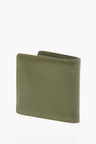 Portafoglio Bifold in Pelle con Dettaglio Iconico