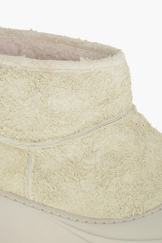 Lederstiefeletten D-DONALD MONTONE mit Chunky-Sohle und pelzgefüttertem Innenraum