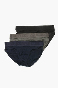 Set Of 3 Solid-Color Briefs ROY-D